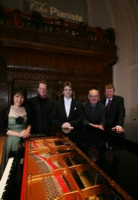 Dominic Piers Smith Yamaha Pianist Winner 2008 with Pianist judges
